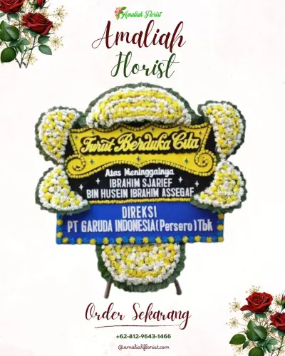 Papan Bunga Duka di Ungaran