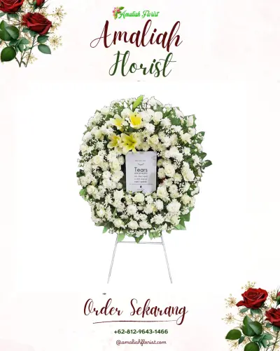 Krans Bunga Duka Cita di Ungaran